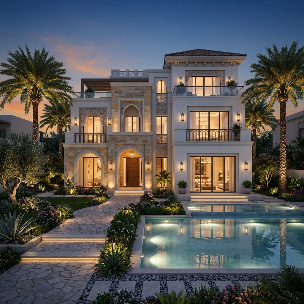 Contemporary Villa Dusk
