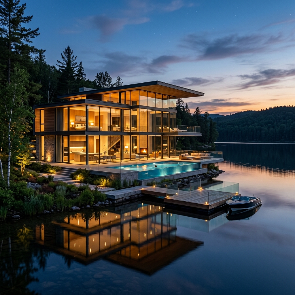 Lagoon Glass Villa