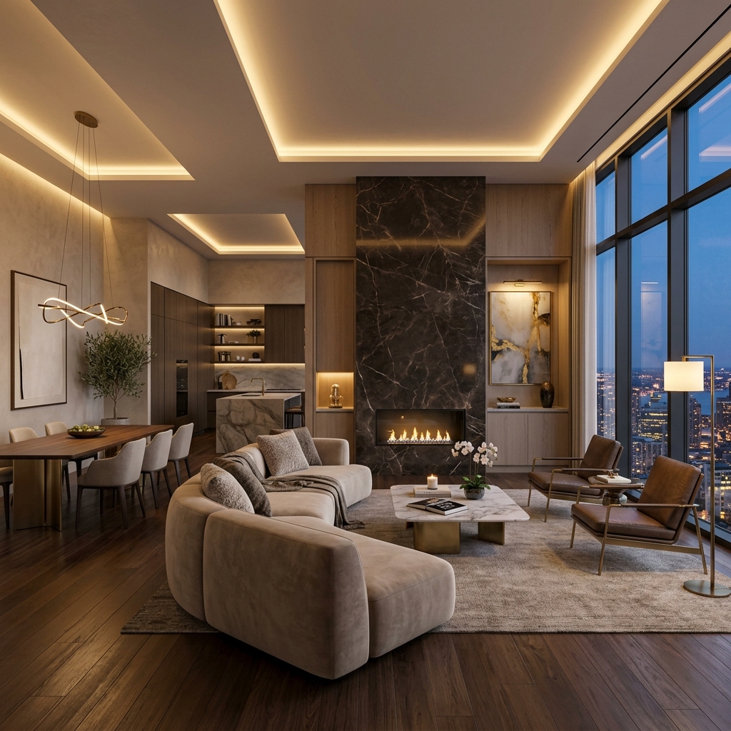 Luxury Living Room Interior